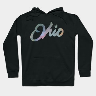 Ohio Tie Dye Retro State Welcome Sign Hoodie